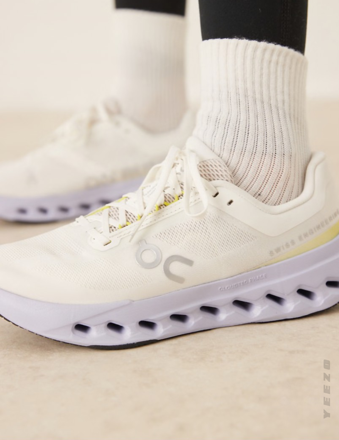 Tênis On Cloudsurfer Next 'Ivory | Nimbus' Feminino