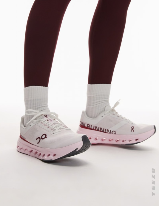 Tênis On Cloudsurfer Next 'Ivory | Peony' Feminino