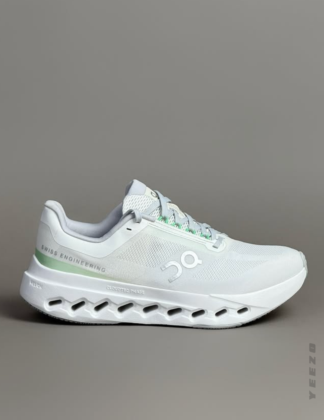 Tênis On Cloudsurfer Next 'Branco cinza e verde suave' feminino