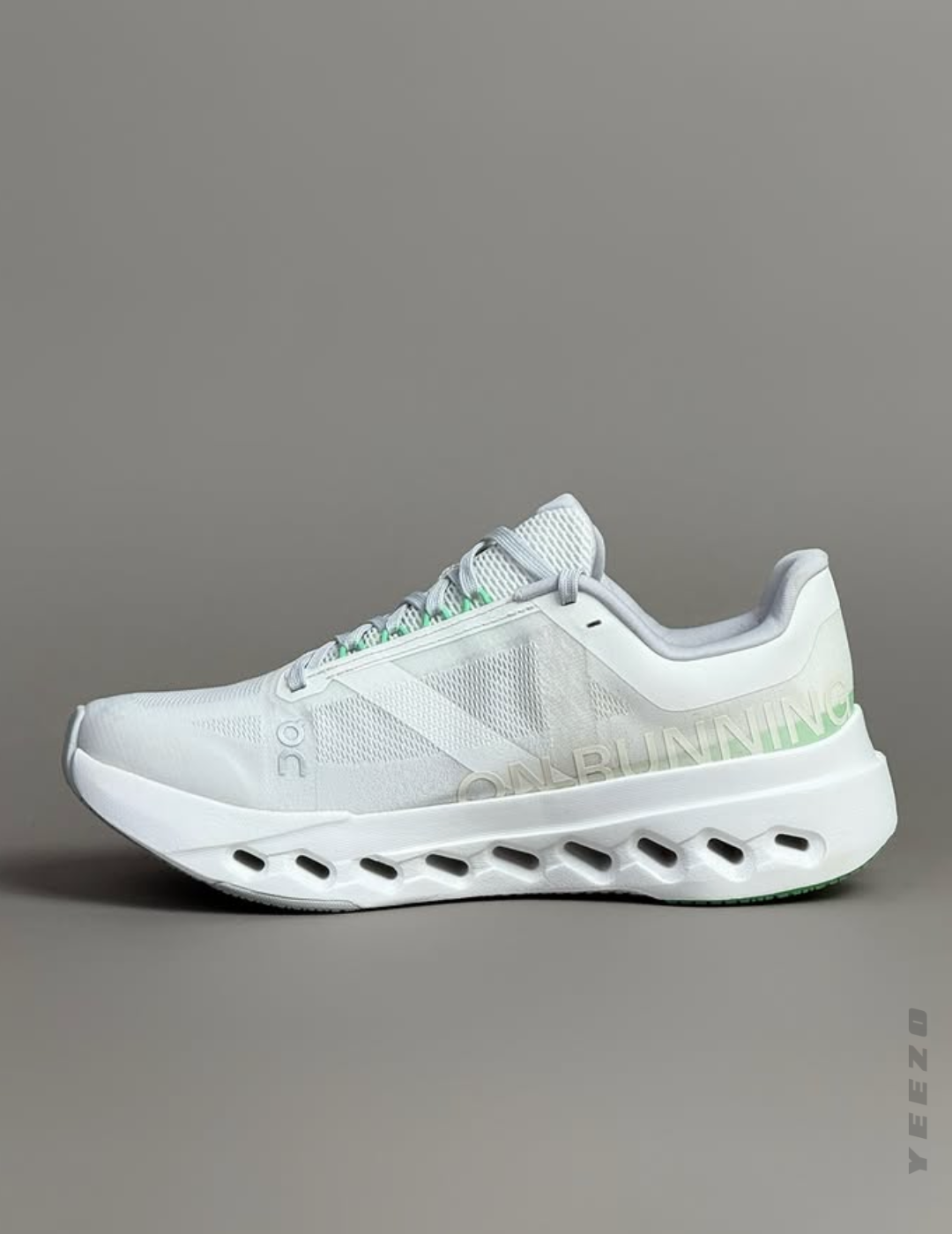 Tênis On Cloudsurfer Next 'Branco cinza e verde suave' feminino